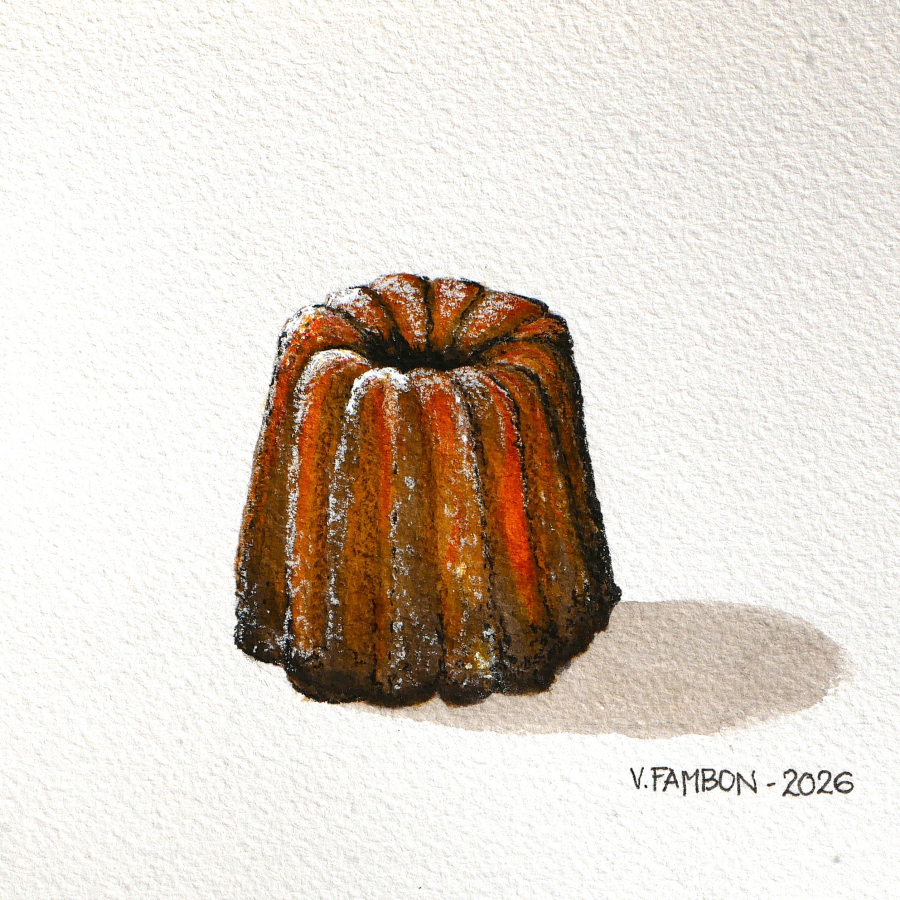 Cannelé bordelais